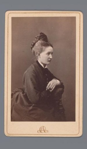 Portrait of an unknown seated woman