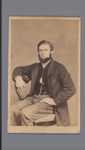 Portrait of an unknown man, seated on a chair