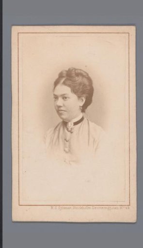 Portrait of an unknown woman