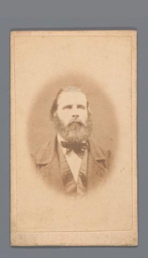 Portrait of an unknown man with a beard