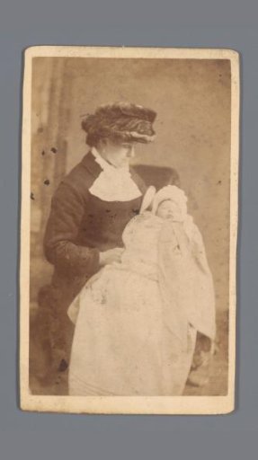 Portrait of an Unknown Woman with a Baby