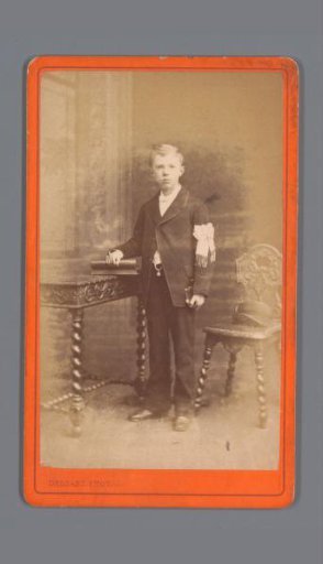 Portrait of an Unknown Boy with a White Ribbon on his Arm