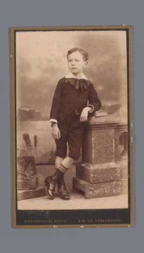 Portrait of an Unknown Boy by a Balustrade