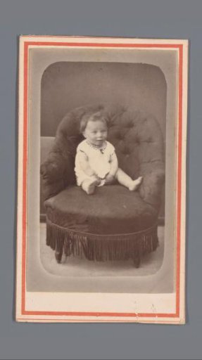 Portrait of an Unknown Child in an Armchair