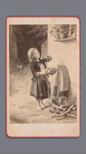 Photographic Reproduction of Der Liebesbote by Johann Georg Meyer