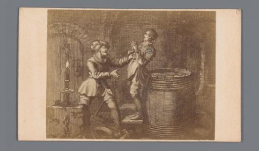 Photographic reproduction of a print of Joris Wippe Drowned by the Spanish Inquisition, by Jan Luyken