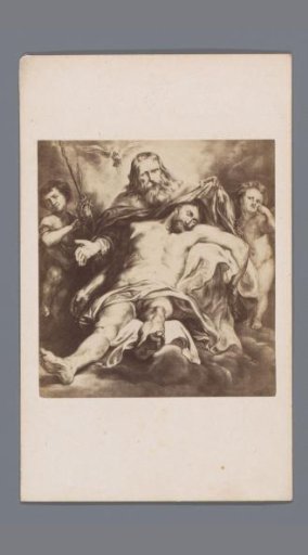 Photographic reproduction of the painting The Holy Trinity by Rubens