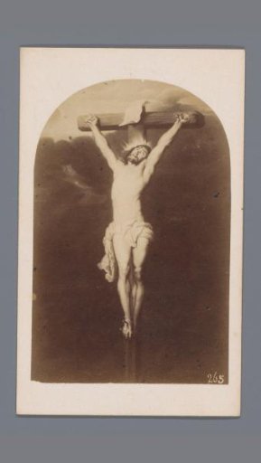 Photographic reproduction of the painting Christ on the Cross by Anthony van Dyck