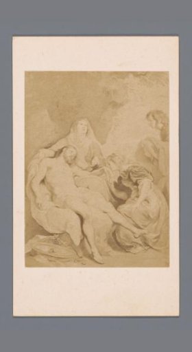 Photographic reproduction of the painting The Lamentation of Christ by Anthony van Dyck