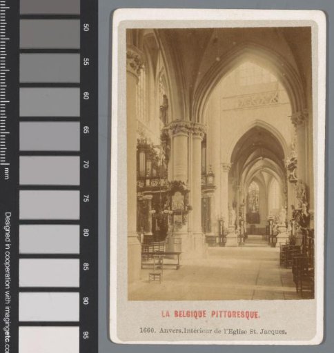 Interior of the St. James' Church, Antwerp