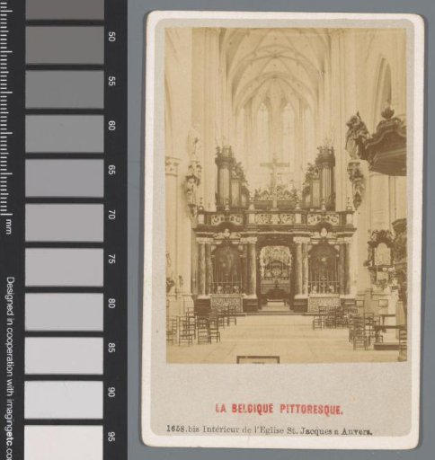 Interior of the St. James' Church, Antwerp