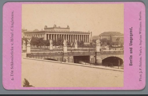 The Schlossbrücke and the Altes Museum, Berlin