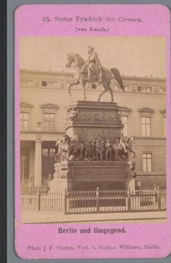 Equestrian Statue of Frederick the Great, Unter den Linden, Berlin