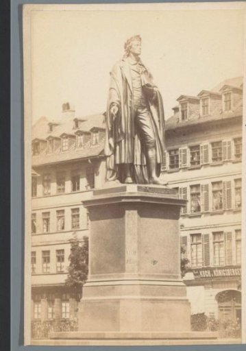 Statue of Schiller in Frankfurt am Main