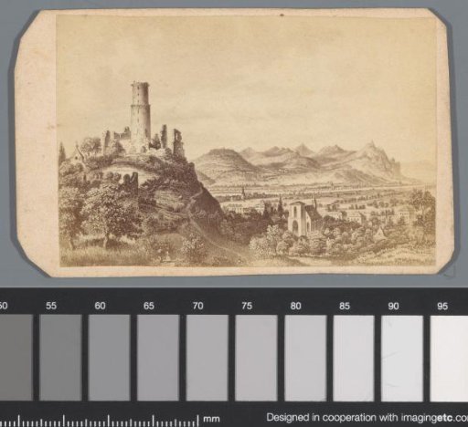 Photographic reproduction of a print or drawing of Godesberg, Germany