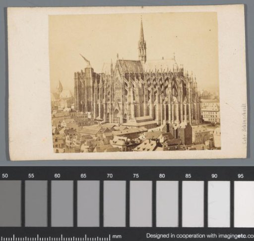 Cologne Cathedral under construction
