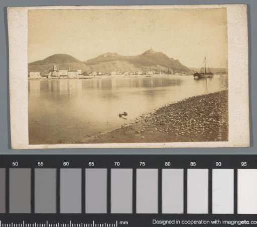 View of the Rhine with Königswinter in the background
