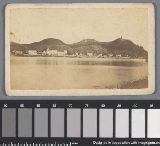 View of the Rhine with Königswinter behind it