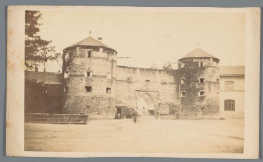 Old city gate in Munich, possibly the Isartor