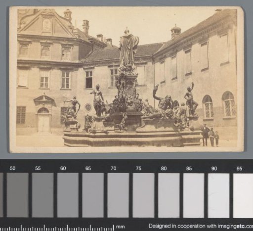 Fountain in the Brunnenhof of the Residence in Munich