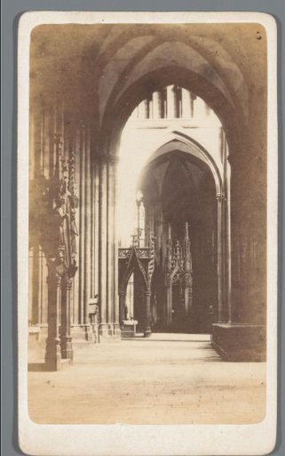 Interior of the side chapels in the Cathedral of Regensburg, Germany