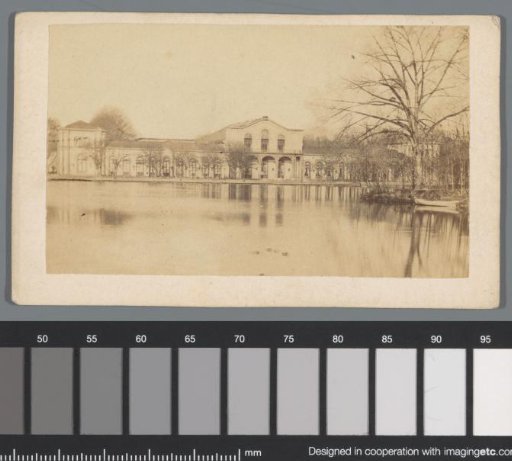 Rear of the Old Kurhaus in Wiesbaden, Germany