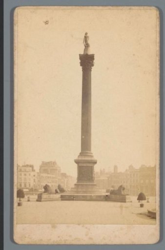 Nelson's Column on Trafalgar Square in London