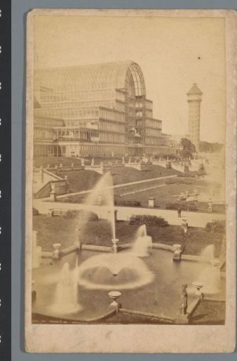 View of the Crystal Palace in London