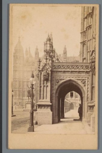 Peer's Entrance of the Palace of Westminster, London