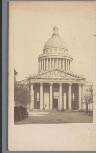Front View of the Panthéon in Paris