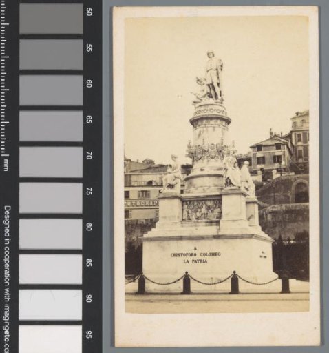 Monument to Christopher Columbus in Genoa