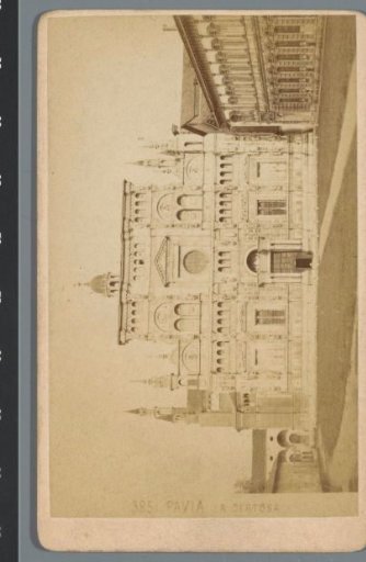 Façade of the Certosa di Pavia Monastery