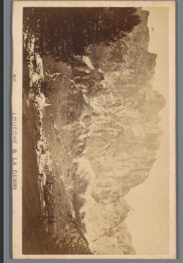 View of the Gemmi Pass, Leukerbad