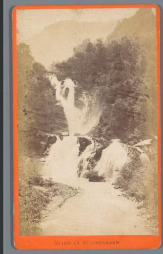 View of the Reichenbach Falls, Switzerland