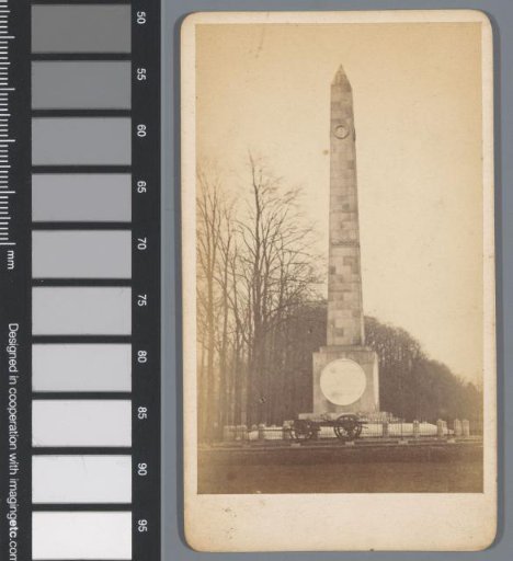 Obelisk in a landscape