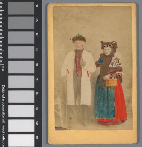 Portrait of an unknown married couple in Bückeburg costume