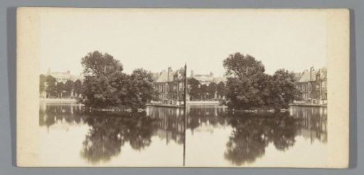 Hofvijver in The Hague, viewed from the Lange Vijverberg