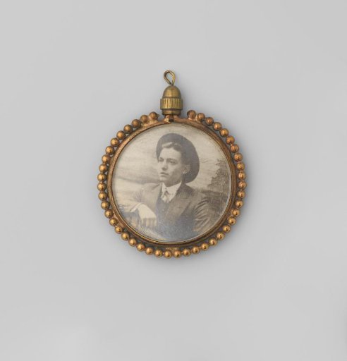 Portrait of an unknown young man with a hat