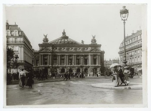 View of the Opéra Garnier in Paris