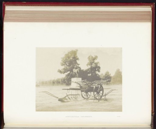 Agricultural implements by Busby at the Great Exhibition of the Works of Industry of All Nations of 1851 in London