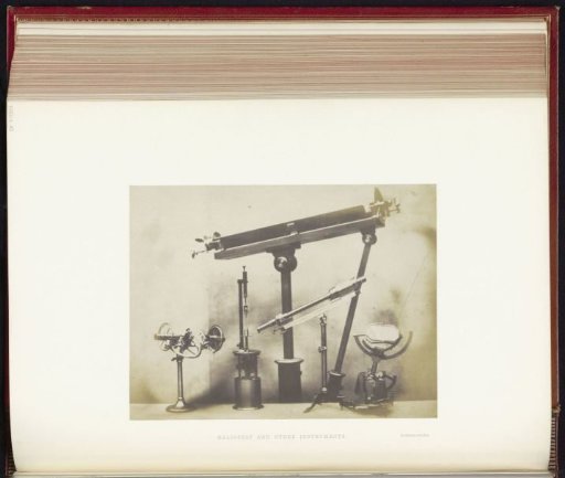 Five optical instruments, including a heliostat, by Dubosq-Soleil at the Great Exhibition of 1851 in London