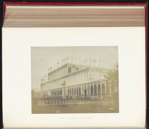 View of the Crystal Palace in London during the Great Exhibition of the Works of Industry of All Nations of 1851