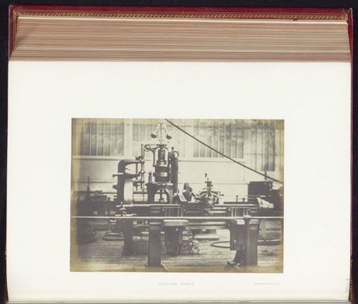 Electrical tools by Whitworth and Co at the Great Exhibition of the Works of Industry of All Nations of 1851 in the Crystal Palace in London