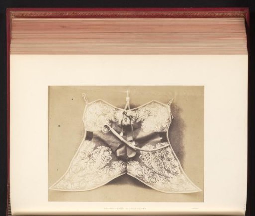 Embroidered saddle cloth from Turkey exhibited at the Great Exhibition of the Works of Industry of All Nations of 1851 in London