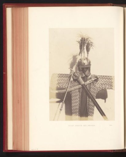 Mail coat, helmet and swords from India exhibited at the Great Exhibition of the Works of Industry of All Nations of 1851 in London