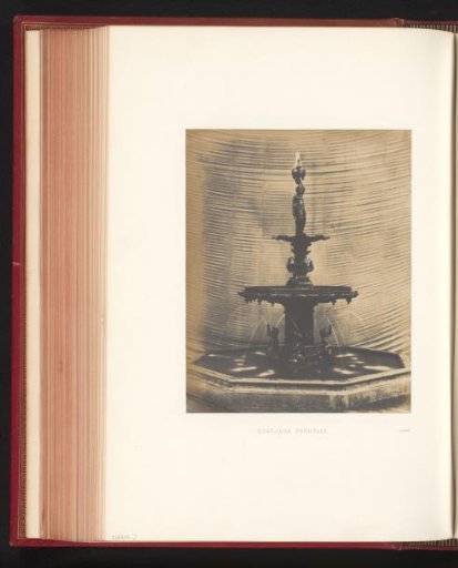 Cast-iron fountain by André exhibited at the Great Exhibition of the Works of Industry of All Nations of 1851 in London