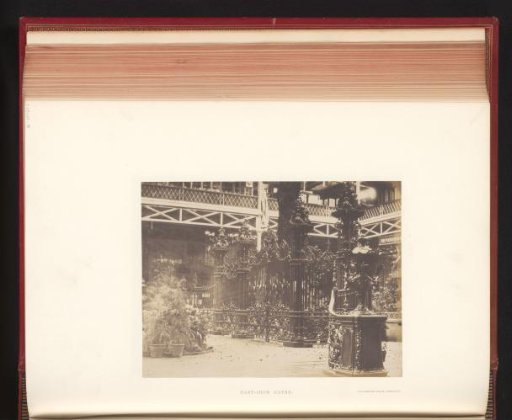 Cast-iron fences by the Coalbrookdale Company exhibited at the Great Exhibition of the Works of Industry of All Nations of 1851 in London