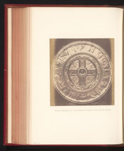 Shield presented by the King of Prussia to the Prince of Wales, exhibited at the Great Exhibition of the Works of Industry of All Nations of 1851 in London