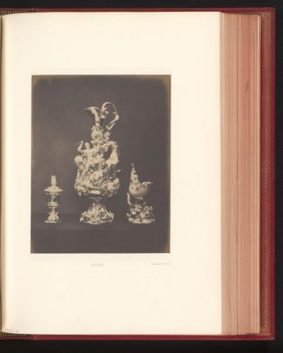 Three metal objects by Garrand & Co. decorated with mythological representations, exhibited at the Great Exhibition of the Works of Industry of All Nations of 1851 in London