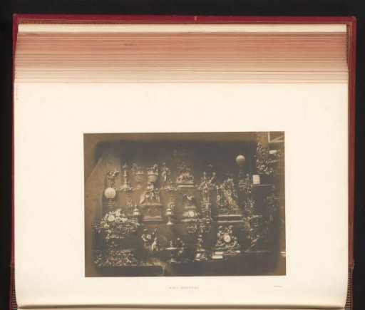 Arrangement with gilded bronze figures by Vittoz at the Great Exhibition of the Works of Industry of All Nations of 1851 in London